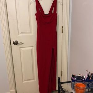 Nastygal red dress